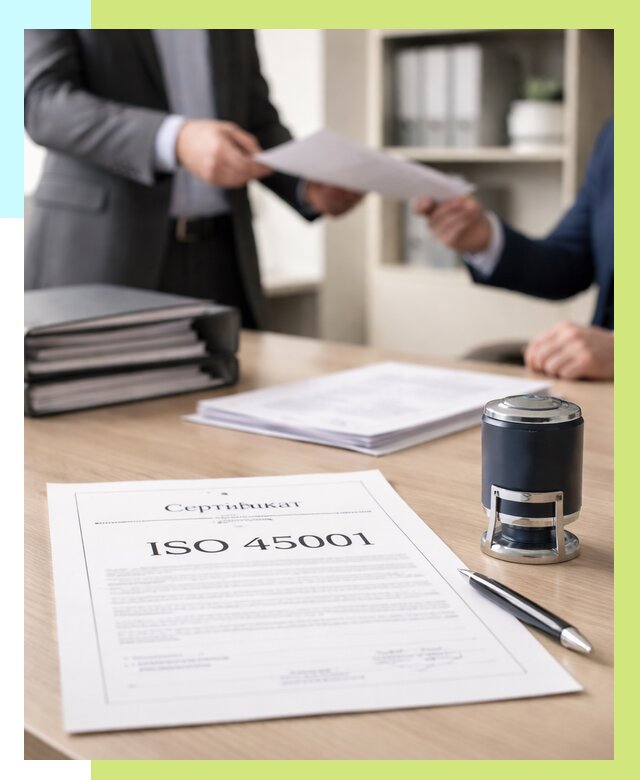 Сертификат ISO 45001 в Югорске под ключ от 45950 р. | Сертэкс